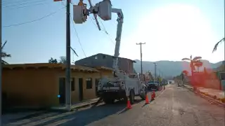 El personal de la CFE permanece en la región afectada para ejecutar reparaciones definitivas y reforzar la infraestructura eléctrica
