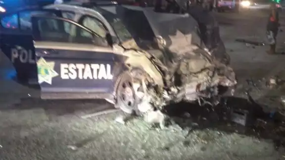 El accidente ocurrió hoy la madrugada de hoy