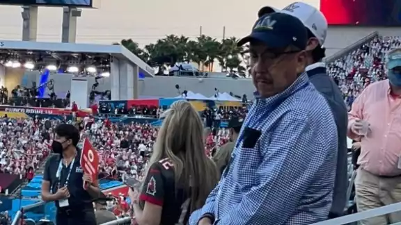Carlos Aranza Donis, coordinador del Instituto de Salud del Estado de México (ISEM), durante el Super Bowl LV