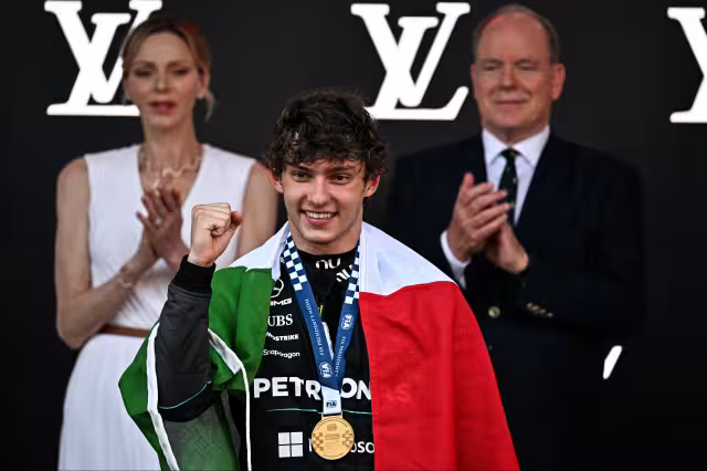 Antonelli se convirtió en el piloto más joven de la historia en ganar el GP de Mónaco.