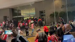 Varias personas invadieron el área
