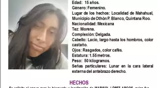 Marisol López Arcos, mujer desaparecida