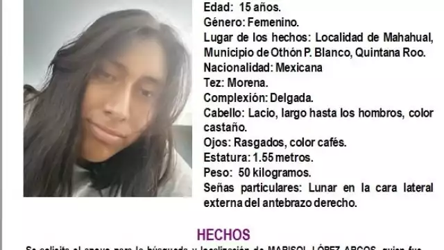Marisol López Arcos, mujer desaparecida