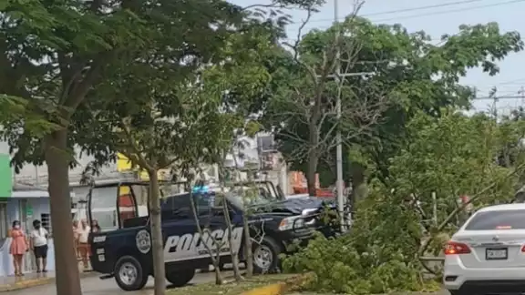 En este caso, por fortuna, no se registraron policías, ni civiles, lesionados
