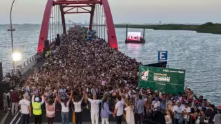Presidenta Sheinbaum recorre y conoce el nuevo puente Nichupté; así fue su experiencia (video)