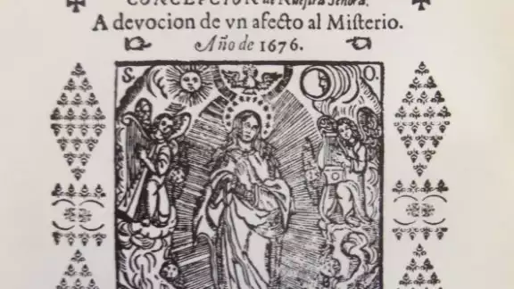 Ejemplar escrito con villancicos de Sor Juana Ejemplar escrito con villancicos de Sor Juana