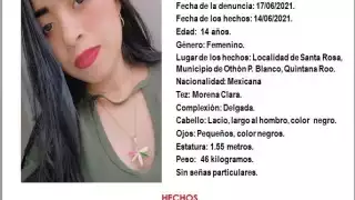 La FGE pide a la ciudadanía comunicarse al número 98-38-35-00-50 ext.1132 en caso de contar con alguna pista de su paradero