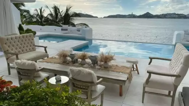 La casa de Roberto Palazuelos cuenta con cuatro albercas, seis habitaciones, entre otras cosas.