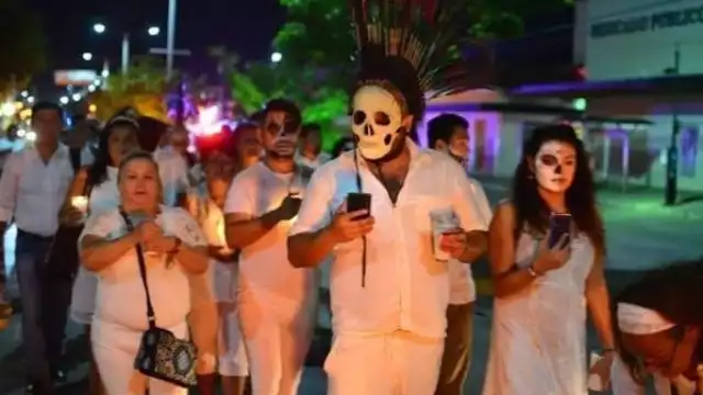 Se esperan peregrinaciones hasta el panteón municipal y se deberá de respetar la sana distancia entre los visitantes. Foto: Joel Tzab