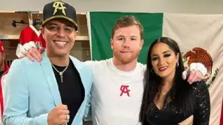 El vocalista de Grupo Firme contó que no terminó muy bien en la fiesta del boxeador mexicano