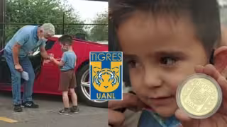 El Tuca Ferretti regala moneda conmemorativa