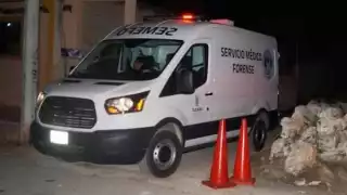 Personal del Semefo realizó el levantamiento del cadáver