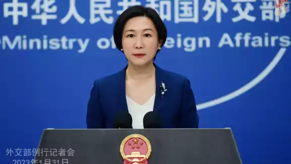 Mao Ning, representante del Ministerio de Asuntos Exteriores de China