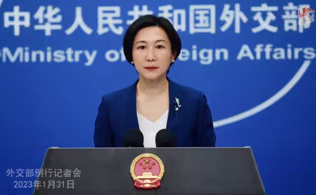 Mao Ning, representante del Ministerio de Asuntos Exteriores de China