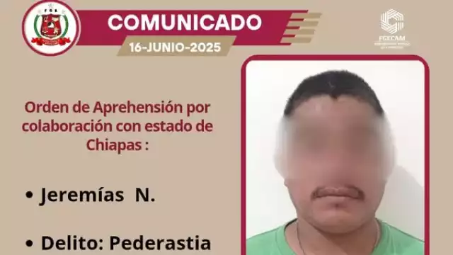 Detienen en Escárcega a hombre acusado de pederastia; colaboraron autoridades de Campeche y Chiapas