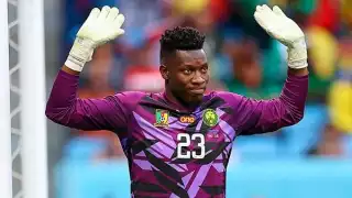 Onana, el portero de Camerún que dejó Qatar este día. Foto: Especial