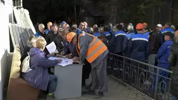 Tercera jornada de votación en la Ucrania ocupada por las tropas rusas Tercera jornada de votación en la Ucrania ocupada por las tropas rusas