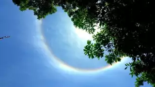 De acuerdo con habitantes, este fenómeno indica el cierre de la temporada de sequía