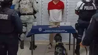 El sujeto fue detenido al no comprobar la legal portación del arma