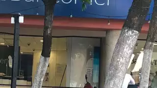 El intento de robo se registró en las afueras del banco ‘BBVA’  ubicado en el Mercado 28 de Cancún