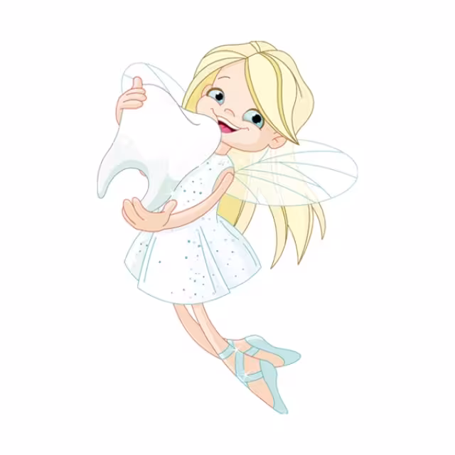 El hada de los dientes puede dejar a cambio un dulce o una moneda