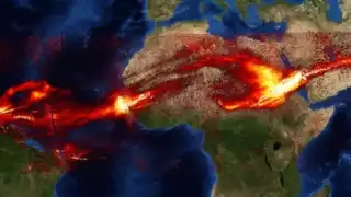 Según Protección Civil el paso de estos gases el territorio no se espera que exceda los estándares promedio de la calidad del aire