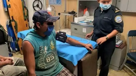 Los pescadores no presentaron problemas de salud Los pescadores no presentaron problemas de salud