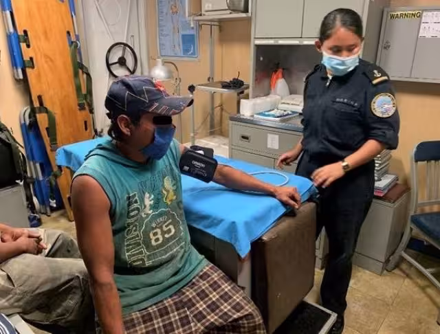 Los pescadores no presentaron problemas de salud