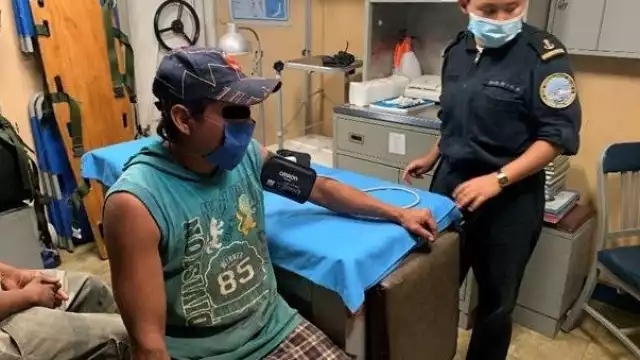 Los pescadores no presentaron problemas de salud