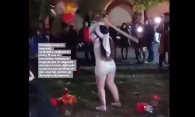 Los jóvenes disfrutaban de una fiesta entre amigos en Salvatierra