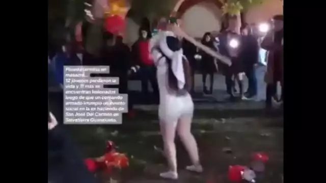 Los jóvenes disfrutaban de una fiesta entre amigos en Salvatierra