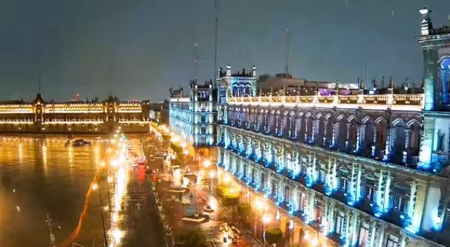 Se esperan lluvias al sur de la CDMX por la tarde de este lunes. Foto: Webcams de México