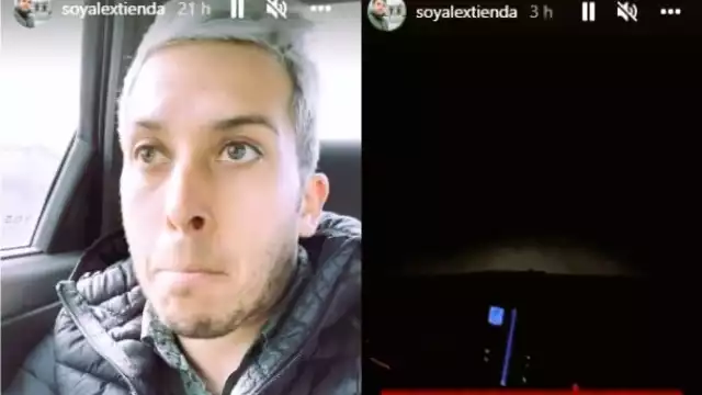 Alex Tienda documentó cuando inciaron los ataques en Ucrania. Foto: Capturas de Instagram