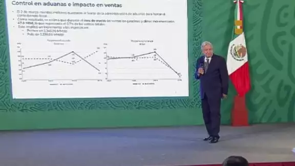 López Obrador, durante su conferencia de prensa López Obrador, durante su conferencia de prensa