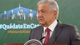 AMLO, durante su conferencia de prensa matutina
