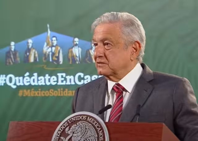 AMLO, durante su conferencia de prensa matutina