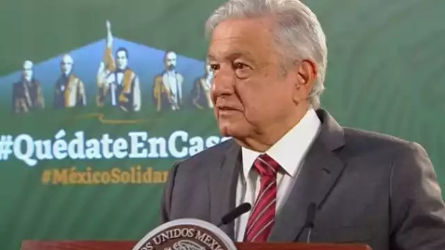 AMLO, durante su conferencia de prensa matutina