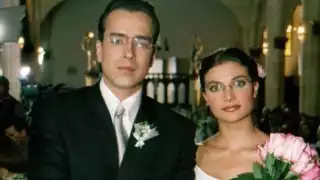 Betty y Don Armando el día de su boda en la novela. Foto: Especial