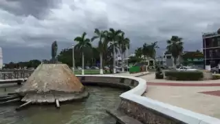 Viento del este con rachas de 10 a 25 km/h con rachas de 40 km/h en Yucatán y Quintana Roo