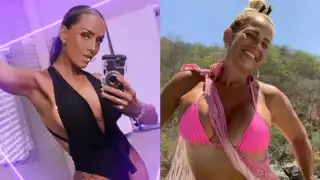 La vedette le pidió “un beso de piquito” a la actriz