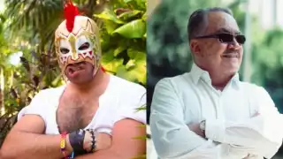 Alex Montiel asistió al programa de espectáculos ‘Ventaneando’ en su personaje de Escorpión Dorado y despotricó en contra del conductor Pedro Sola.