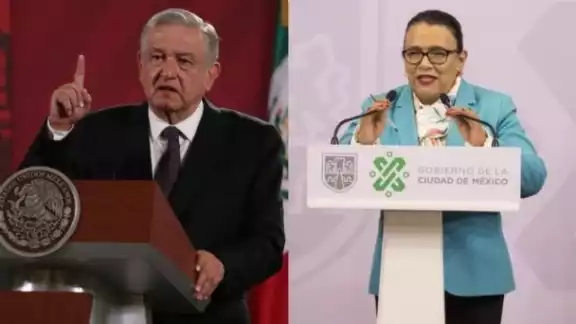 Rosa Icela Rodríguez, titular de la Secretaría de Seguridad y Protección Ciudadana, tiene COVID-19, informó hoy el presidente AMLO