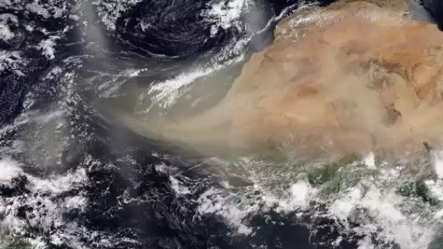 Polvo del Sahara llega a la Península de Yucatán