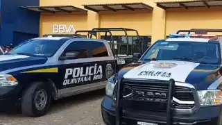 Los ladrones no pudieron desprender los cajeros de su base