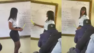 Maestra de inglés se hace viral en TikTok