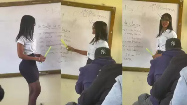 Maestra de inglés se hace viral en TikTok