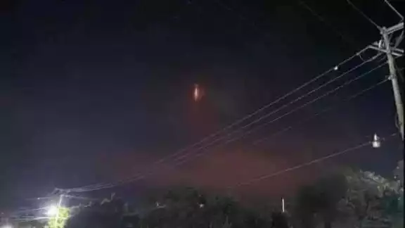 Pobladores tomaron fotografías del extraño fenómeno en el cielo de Oaxaca, después de una fuerte tormenta