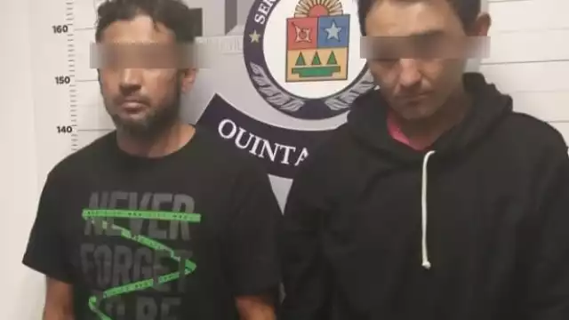 Los dos hombres fueron detenidos en Cancún por posesión de drogas
