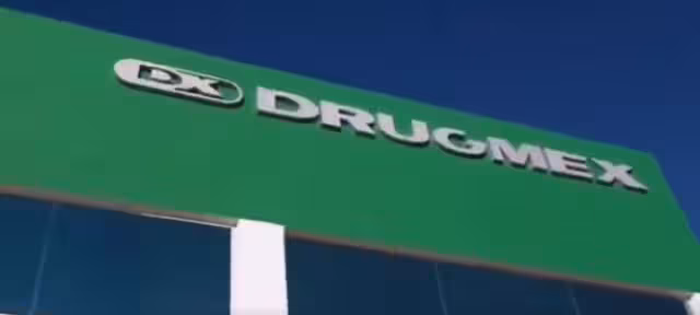 Fachada del laboratorio Drugmex