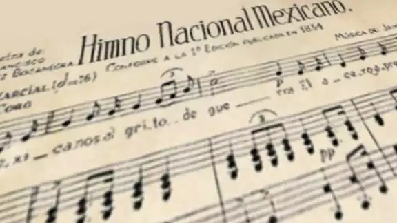 La letra es de Francisco González Bocanegra y  la música de Jaime Nunó. Foto: Gobierno Federal